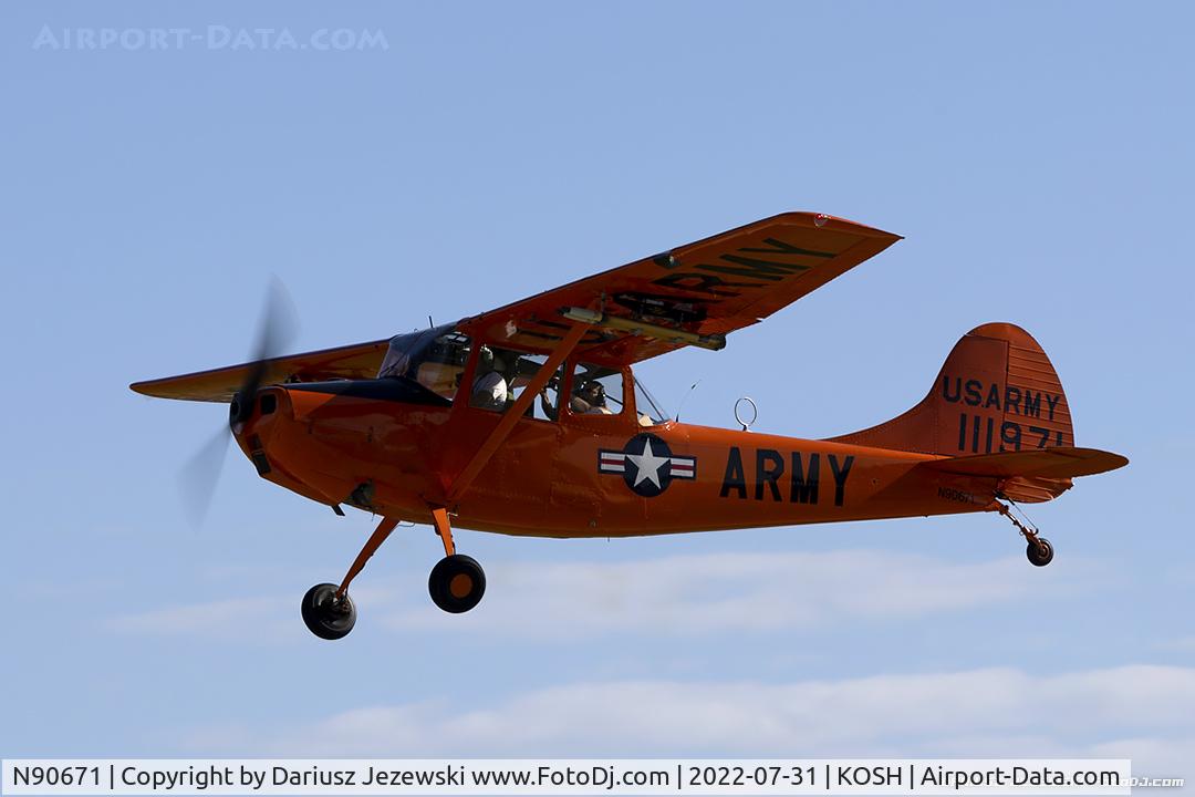 N90671, 1951 Cessna O-1A Bird Dog C/N 22285, Cessna 305A L-19A Bird Dog  C/N 22285, N90671