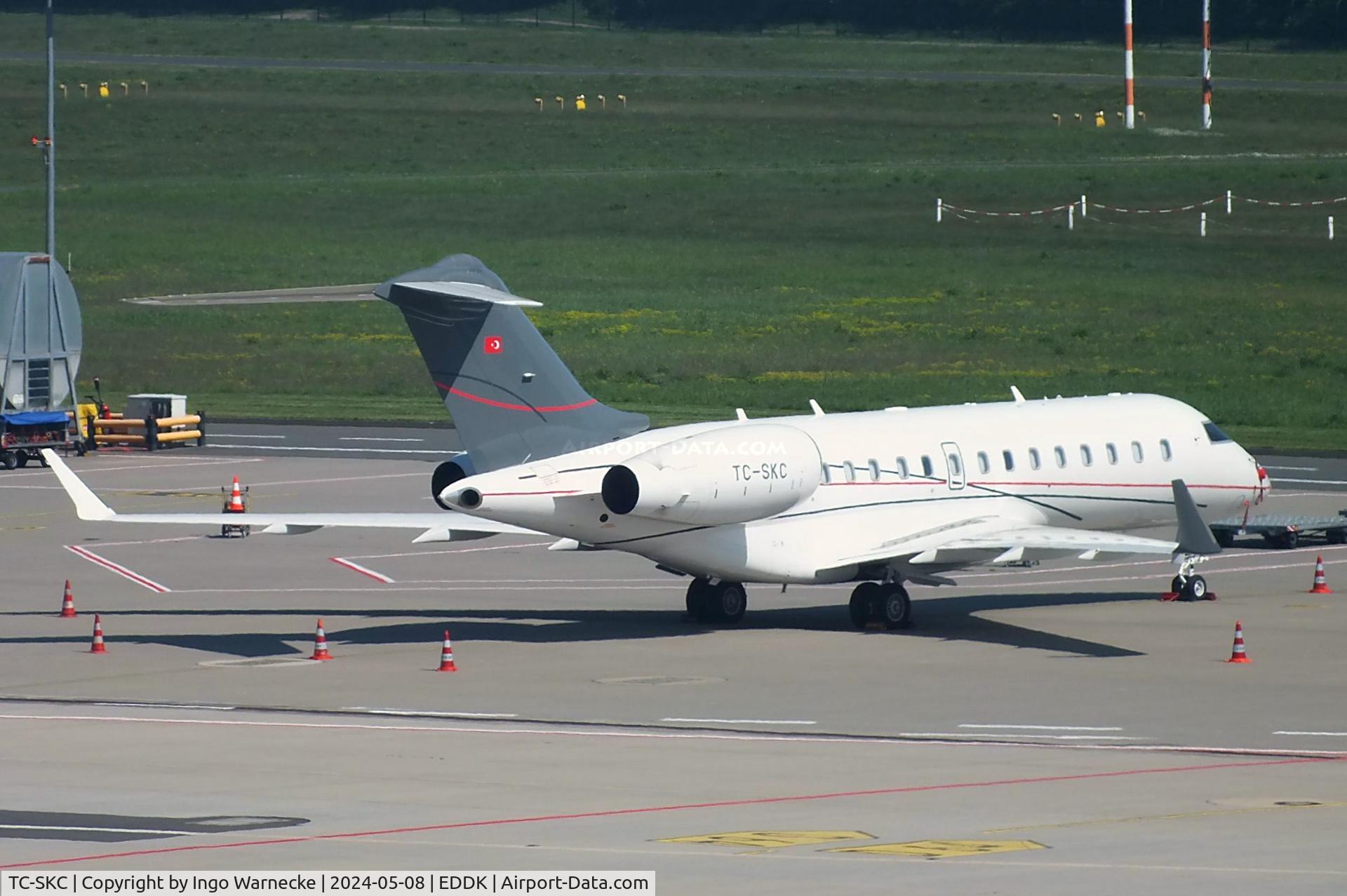 TC-SKC, 2013 Bombardier BD-700-1A11 Global 5000 C/N 9550, Bombardier BD-700-1A11 Global 5000 at Köln-Bonn (Cologne / Bonn) airport