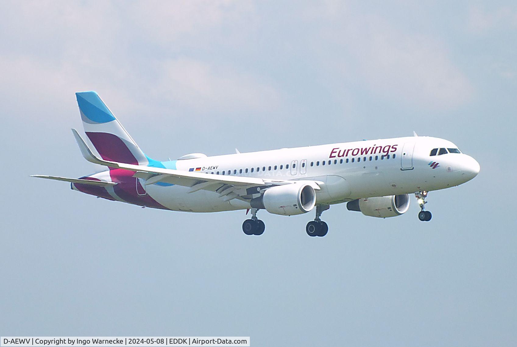 D-AEWV, 2017 Airbus A320-214 C/N 7545, Airbus A320-214 of Eurowings at Köln-Bonn (Cologne / Bonn) airport