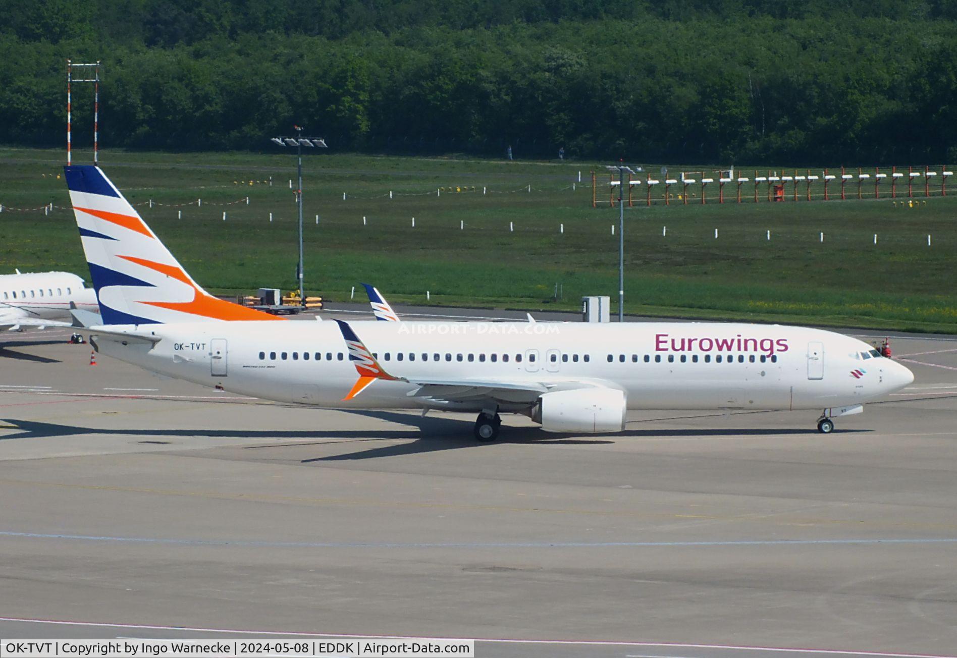 OK-TVT, 2012 Boeing 737-86N C/N 39394, Boeing 737-86N MAX 8 of Eurowings at Köln-Bonn (Cologne / Bonn) airport