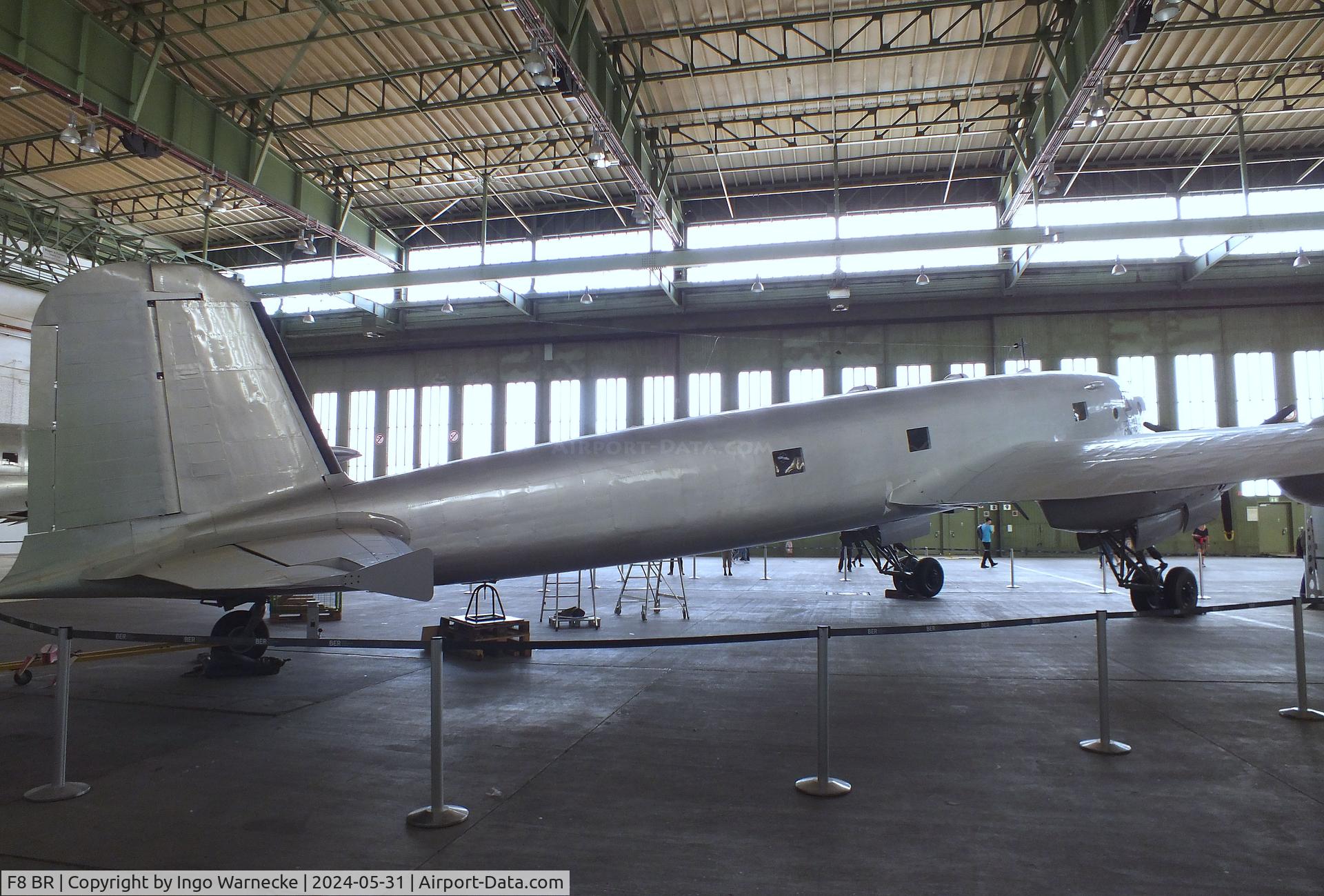 F8 BR, 1941 Focke-Wulf Fw-200C-3 Condor C/N 0063, Focke-Wulf Fw 200C-3 Condor, restored/rebuilt without any military equipment, airframe modifications, armament + parts from an other aircraft for DTM (Deutsches Technikmuseum) by Airbus/Lufthansa, preserved at former Tempelhof airport, hangar 7