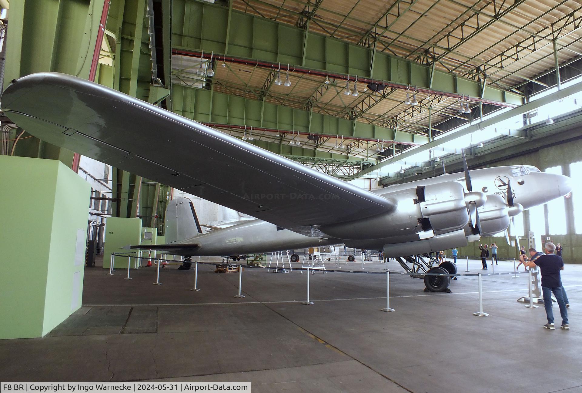 F8 BR, 1941 Focke-Wulf Fw-200C-3 Condor C/N 0063, Focke-Wulf Fw 200C-3 Condor, restored/rebuilt without any military equipment, airframe modifications, armament + parts from an other aircraft for DTM (Deutsches Technikmuseum) by Airbus/Lufthansa, preserved at former Tempelhof airport, hangar 7