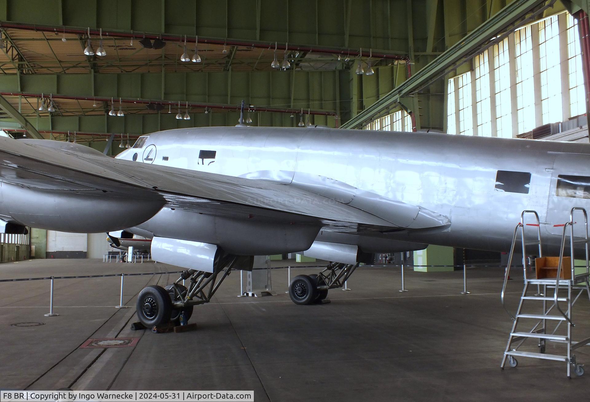 F8 BR, 1941 Focke-Wulf Fw-200C-3 Condor C/N 0063, Focke-Wulf Fw 200C-3 Condor, restored/rebuilt without any military equipment, airframe modifications, armament + parts from an other aircraft for DTM (Deutsches Technikmuseum) by Airbus/Lufthansa, preserved at former Tempelhof airport, hangar 7
