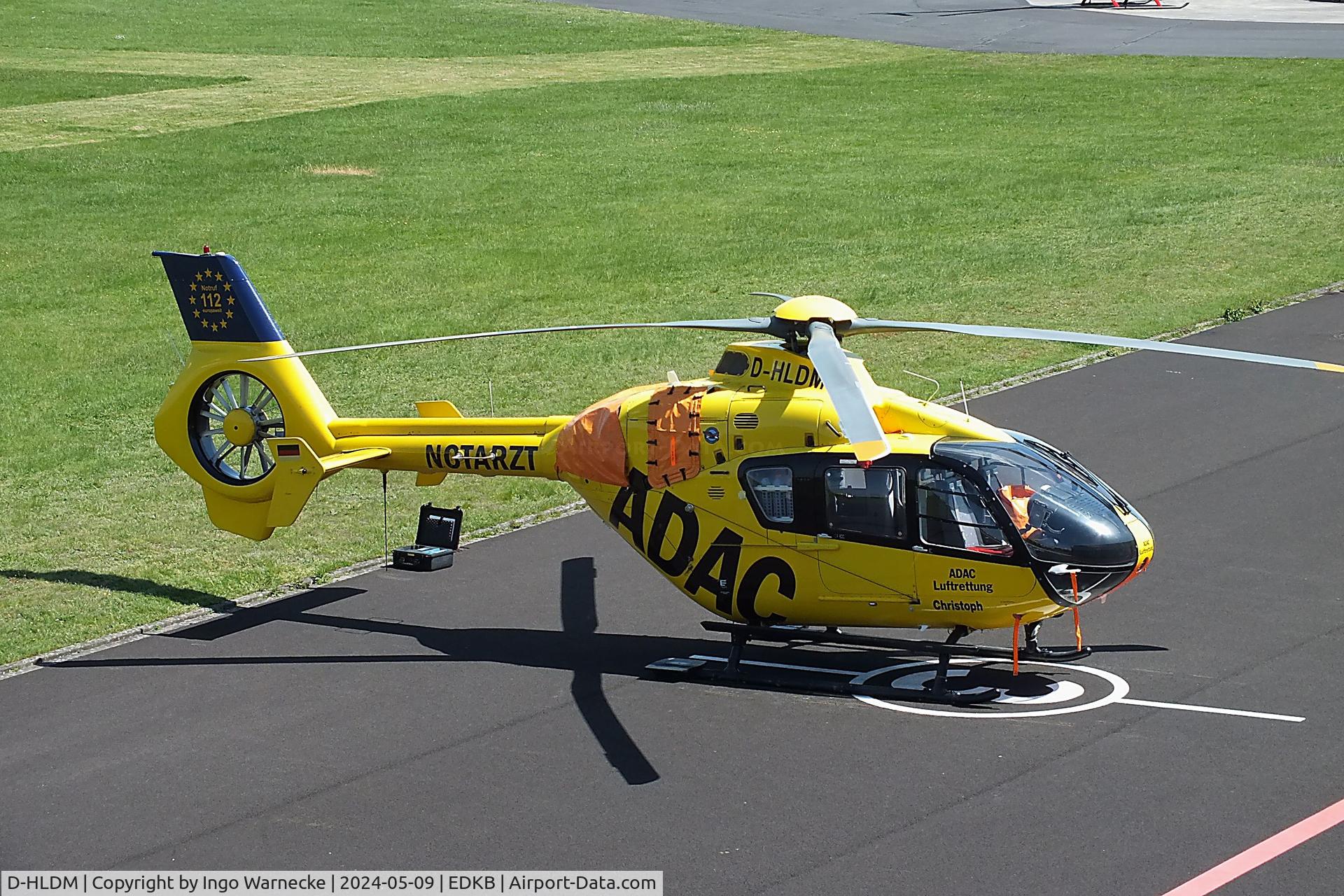 D-HLDM, Eurocopter EC-135P-2 C/N 0392, Eurocopter EC135P2 EMS-helicopter of ADAC Luftrettung at Bonn-Hangelar airfield '2405