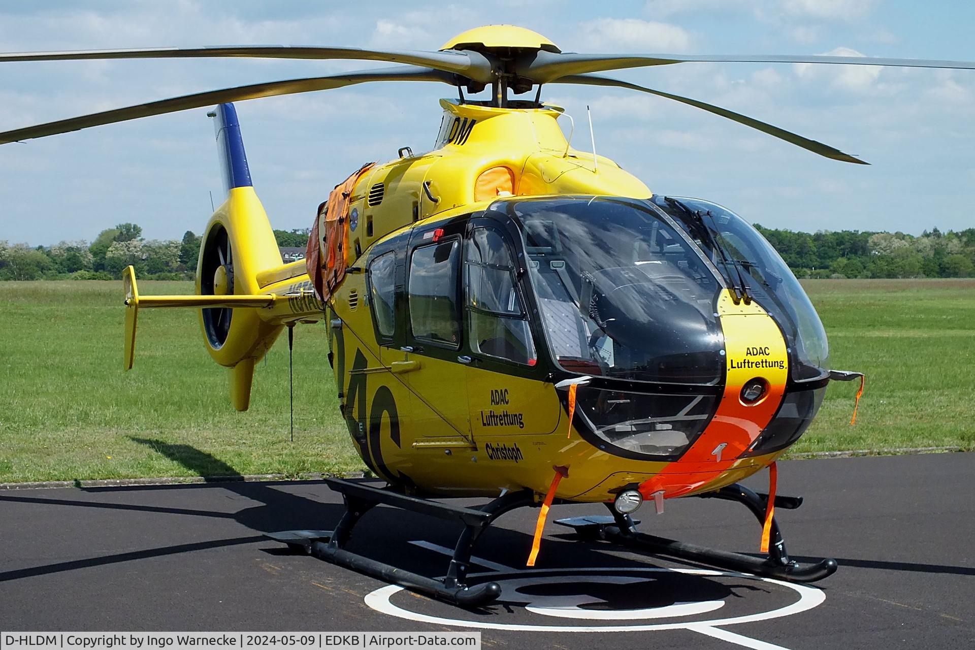 D-HLDM, Eurocopter EC-135P-2 C/N 0392, Eurocopter EC135P2 EMS-helicopter of ADAC Luftrettung at Bonn-Hangelar airfield '2405