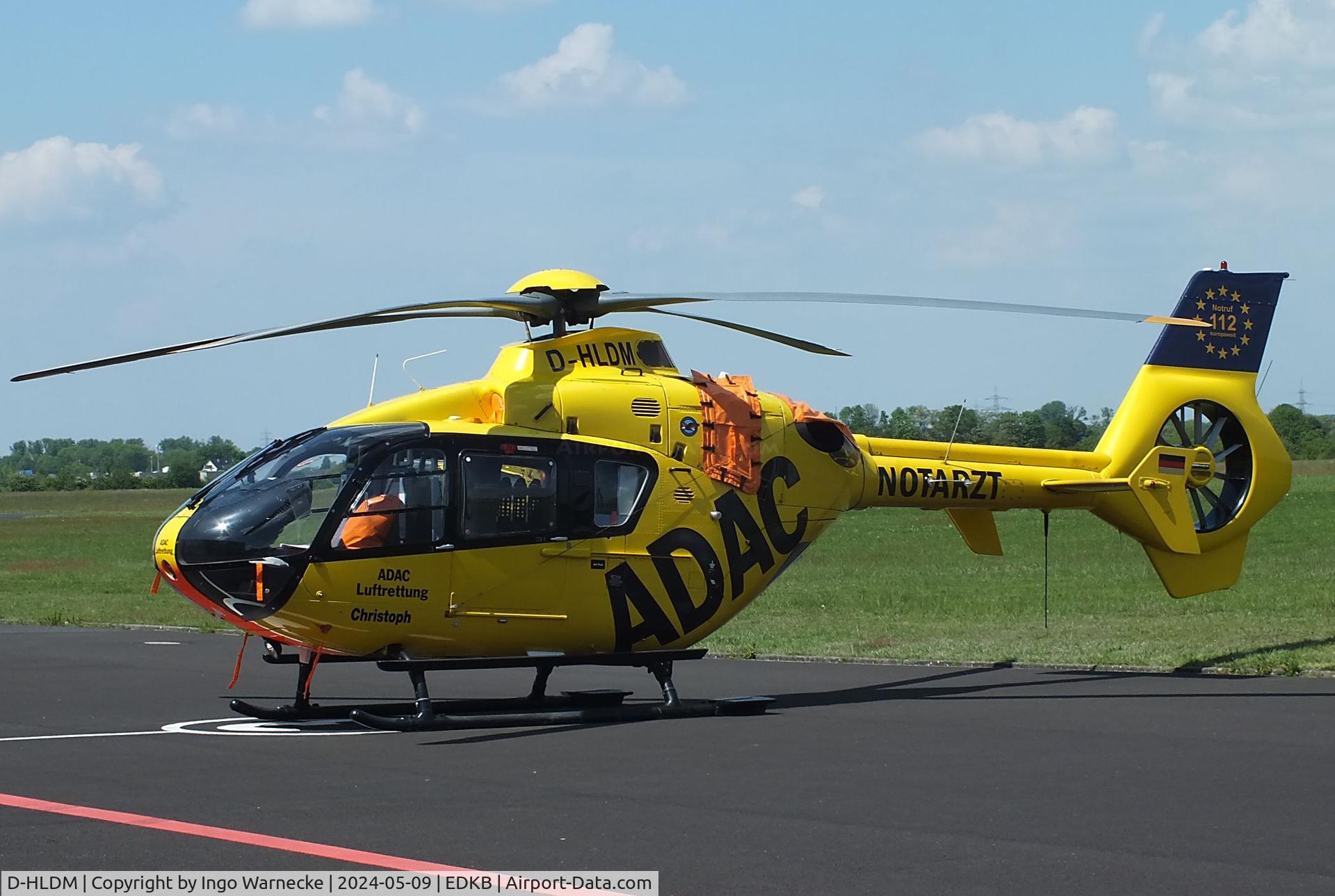 D-HLDM, Eurocopter EC-135P-2 C/N 0392, Eurocopter EC135P2 EMS-helicopter of ADAC Luftrettung at Bonn-Hangelar airfield '2405