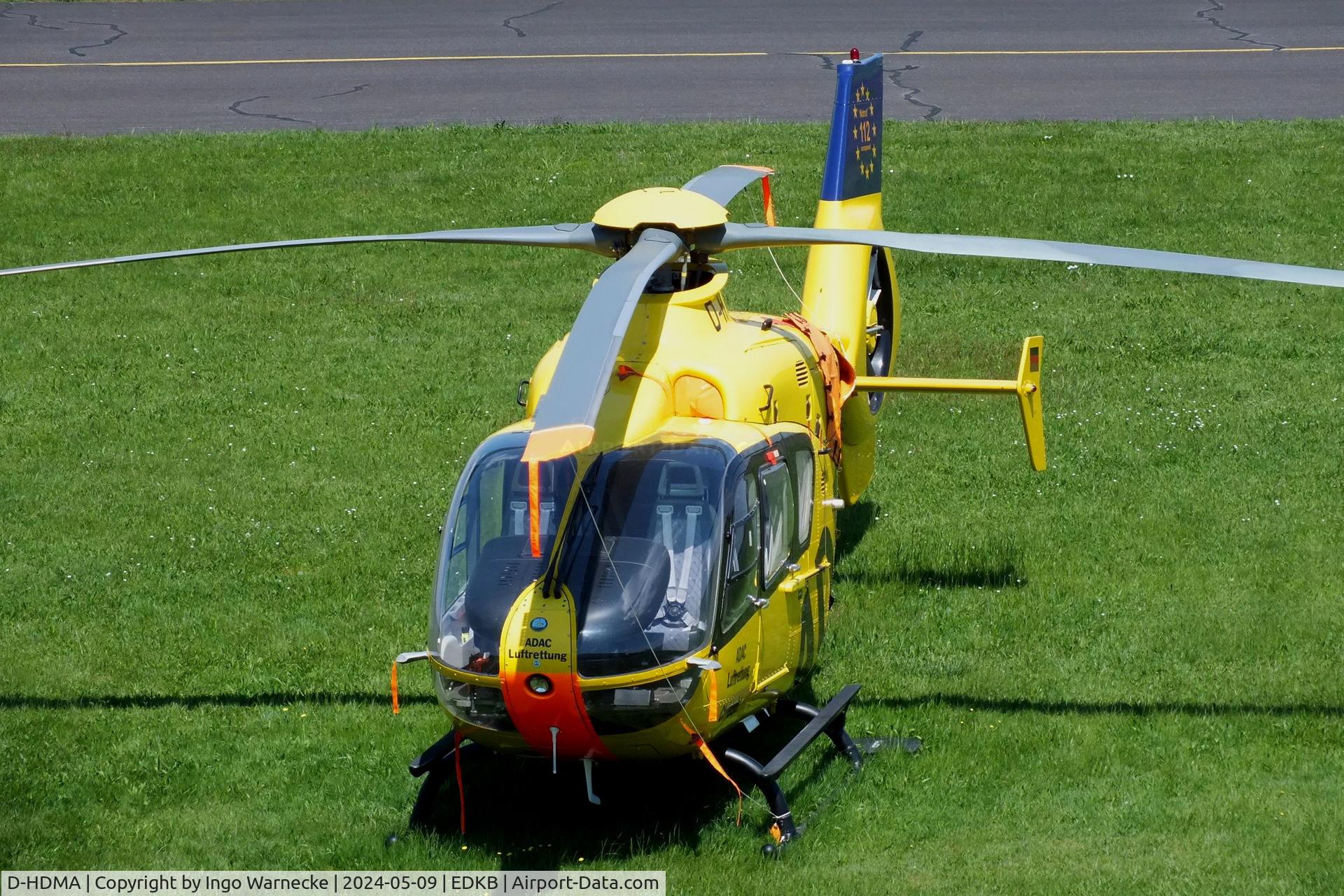 D-HDMA, Eurocopter EC-135P-2 C/N 0239, Eurocopter EC135P2 EMS-helicopter of ADAC Luftrettung at Bonn-Hangelar airfield '2405