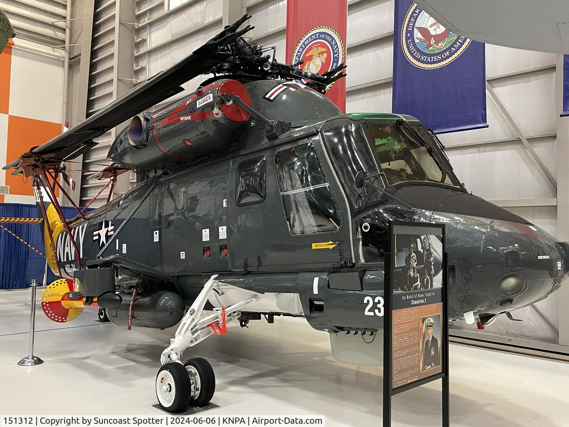 151312, Kaman SH-2F Seasprite C/N 149, An US Navy SH-2 from Helicopter Anti-Submarine Squadron Light 31 at Naval Air Station North Island on display at the National Naval Aviation Museum