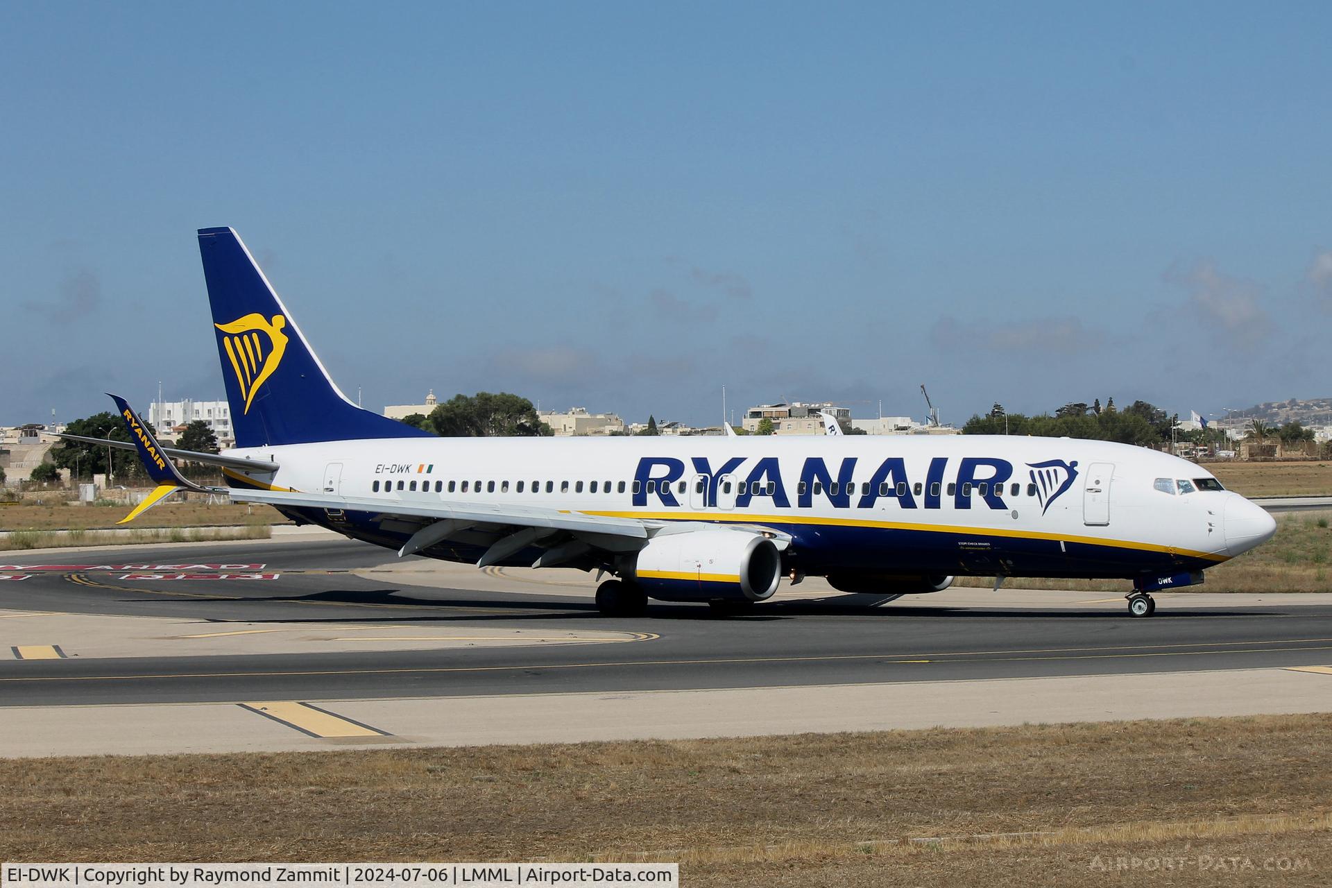 EI-DWK, 2007 Boeing 737-8AS C/N 36078, B737-800 EI-DWK Ryanair