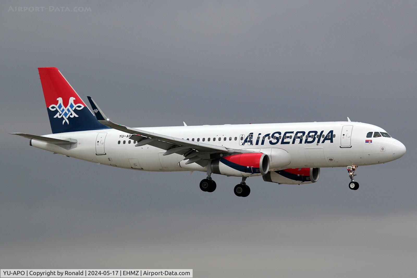 YU-APO, 2014 Airbus A320-232 C/N 6388, at ehmz