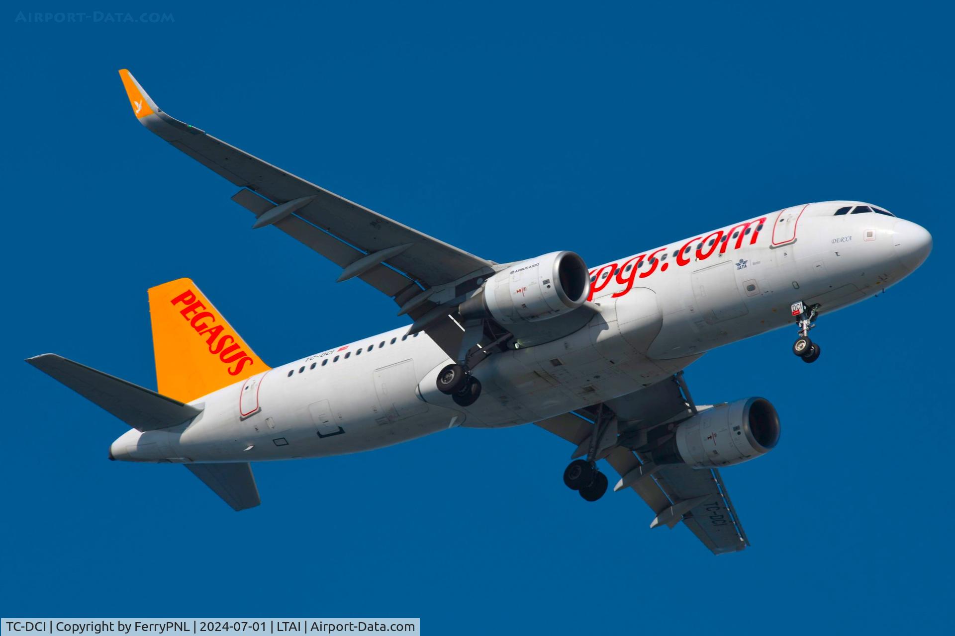 TC-DCI, 2015 Airbus A320-216 C/N 6666, Pegasus has a few A320 ceo's left in its fleet.