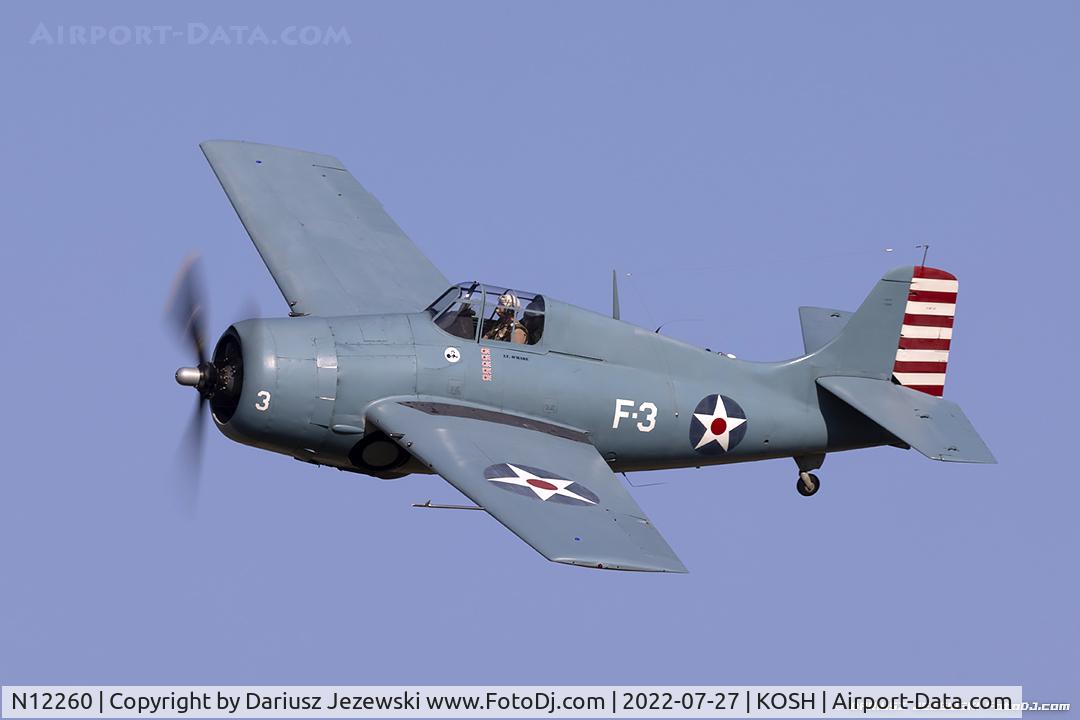 N12260, 1943 Grumman F4F-3 Wildcat C/N 12260, Grumman F4F-3 Wildcat  C/N 12260, NX12260