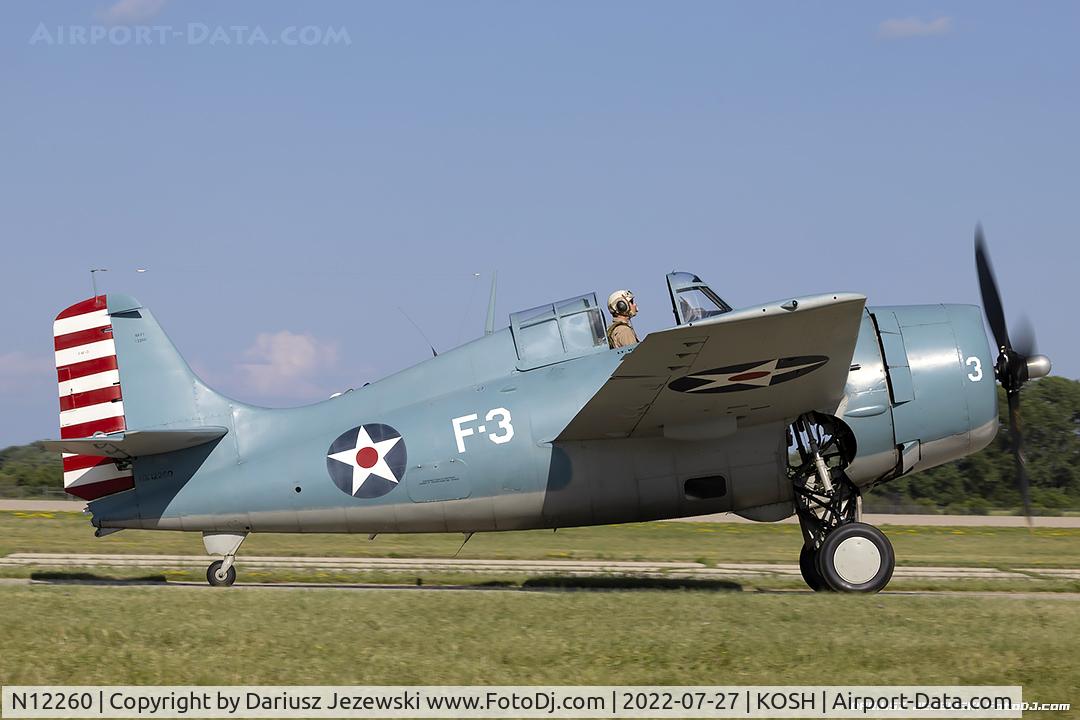 N12260, 1943 Grumman F4F-3 Wildcat C/N 12260, Grumman F4F-3 Wildcat  C/N 12260, NX12260