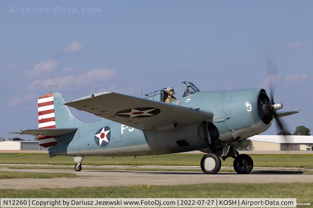 N12260, 1943 Grumman F4F-3 Wildcat C/N 12260, Grumman F4F-3 Wildcat  C/N 12260, NX12260