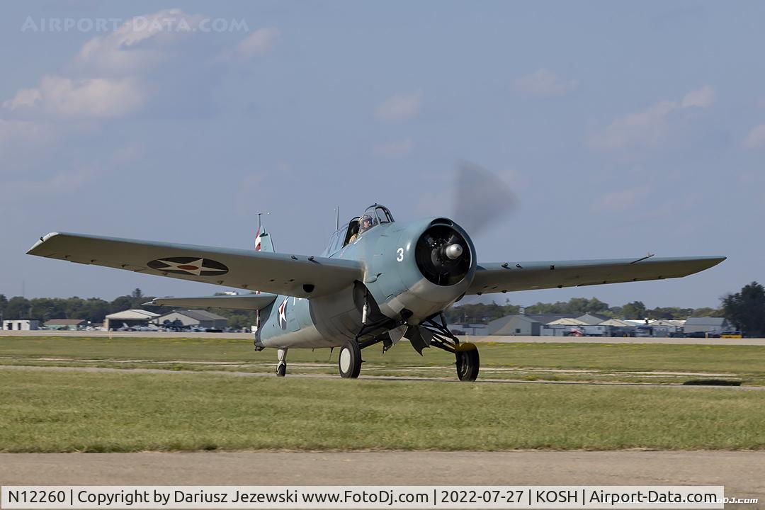 N12260, 1943 Grumman F4F-3 Wildcat C/N 12260, Grumman F4F-3 Wildcat  C/N 12260, NX12260