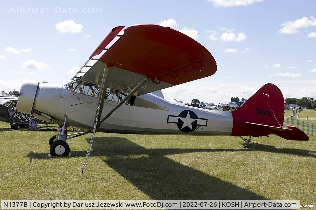 N1377B, Stinson L-1F C/N Not found N1377B, Stinson L-1F  C/N 41-19031, NL1377B