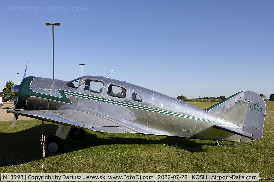 N13993, 1937 Spartan 7W Executive C/N 2, Spartan 7W  C/N 2, NC13993