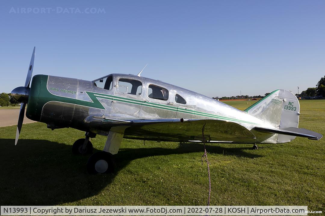 N13993, 1937 Spartan 7W Executive C/N 2, Spartan 7W  C/N 2, NC13993