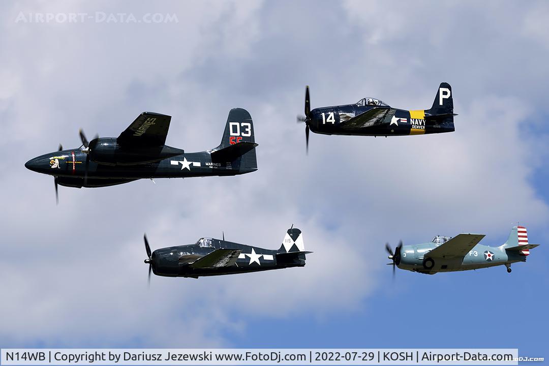 N14WB, Grumman F8F-2 (G58) Bearcat C/N D.1148, Grumman F8F-2 Bearcat C/N 122619, NX14WB