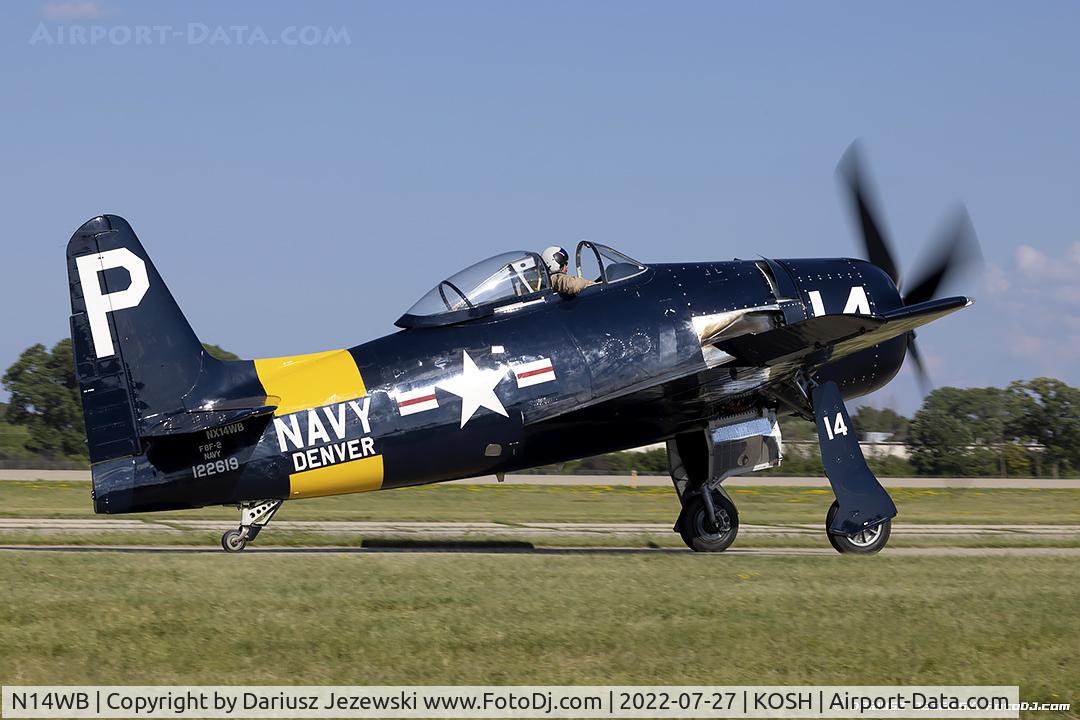 N14WB, Grumman F8F-2 (G58) Bearcat C/N D.1148, Grumman F8F-2 Bearcat  C/N 122619, NX14WB