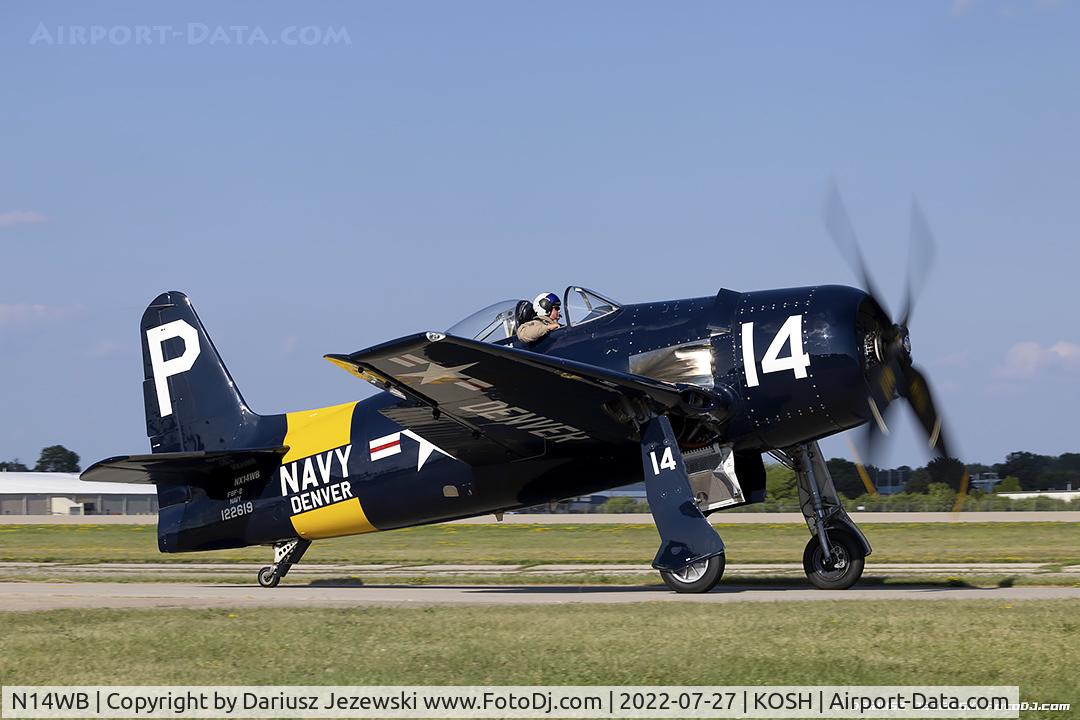N14WB, Grumman F8F-2 (G58) Bearcat C/N D.1148, Grumman F8F-2 Bearcat  C/N 122619, NX14WB