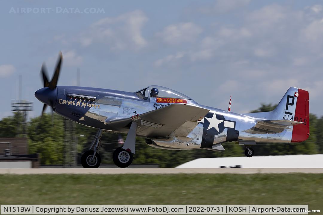 N151BW, 1962 North American P-51D Mustang C/N 44-74813, North American P-51D Mustang 