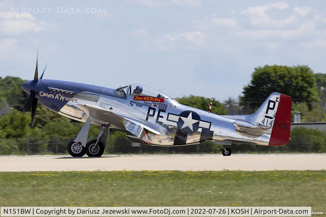 N151BW, 1962 North American P-51D Mustang C/N 44-74813, North American P-51D Mustang 
