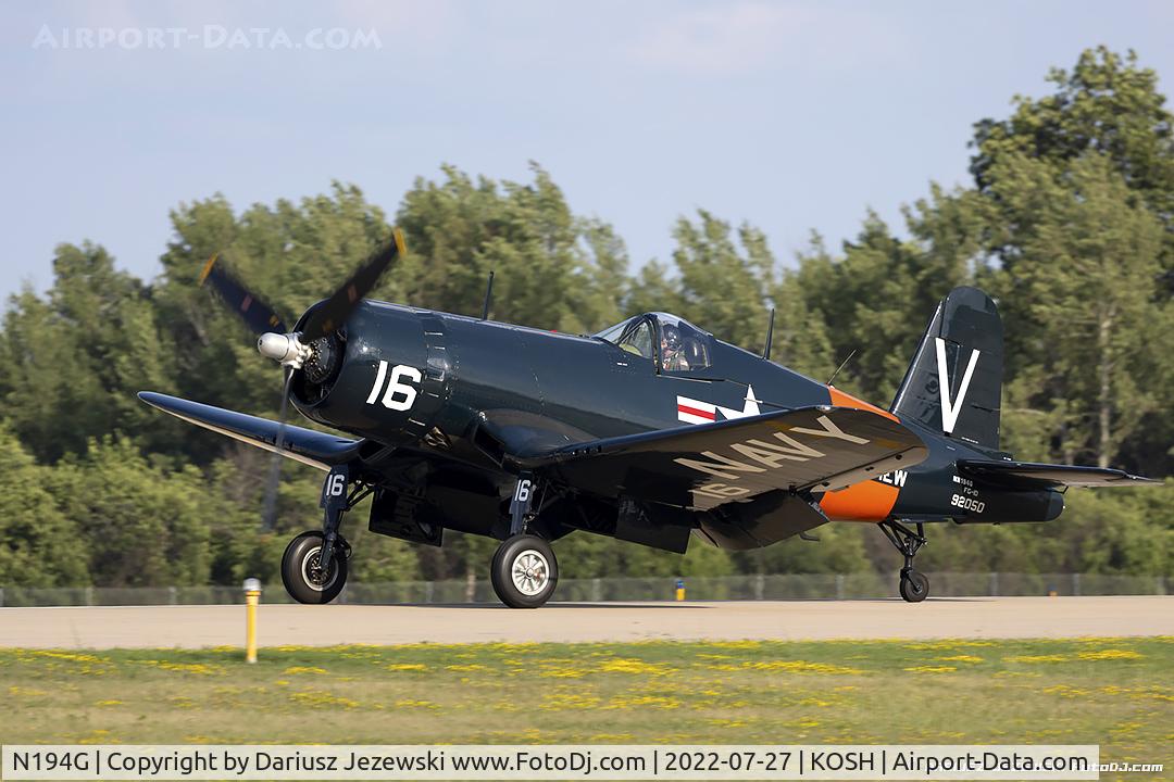 N194G, Goodyear FG-1D Corsair C/N 3311, Goodyear FG-1D Corsair  C/N 92050, NX194G