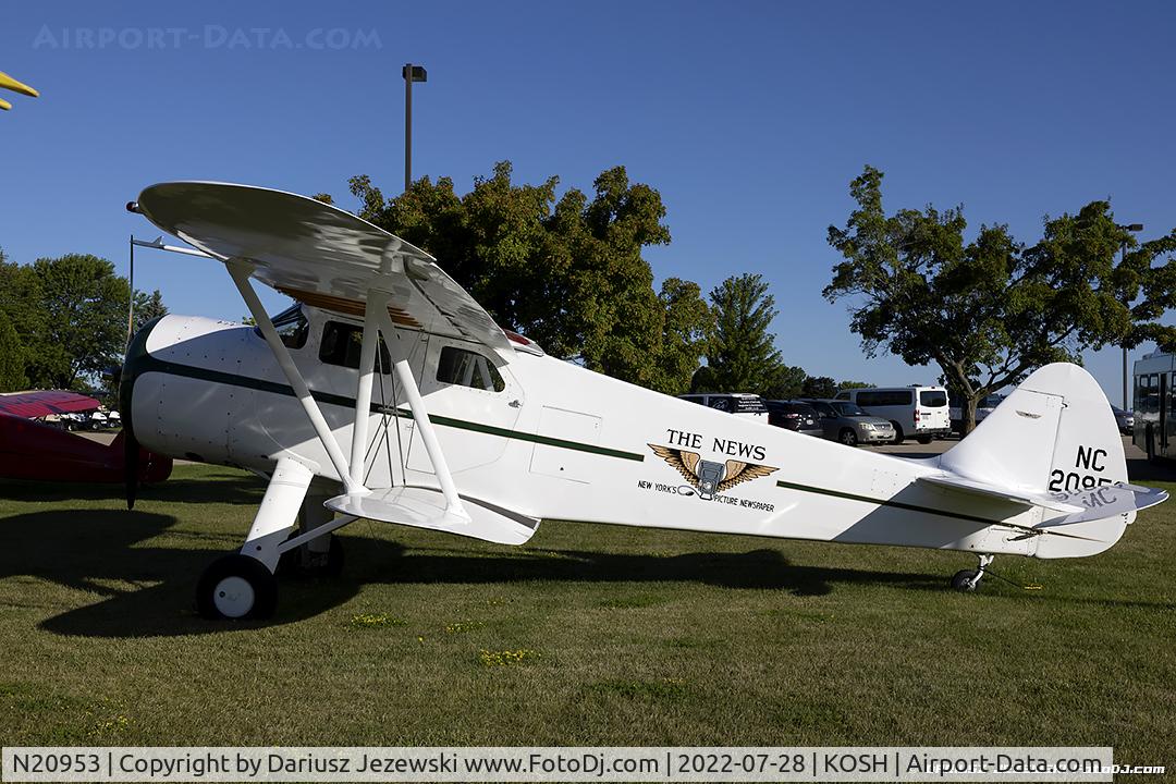 N20953, 1939 Waco ARE C/N 5080, Waco ARE  C/N 5080, NC20953