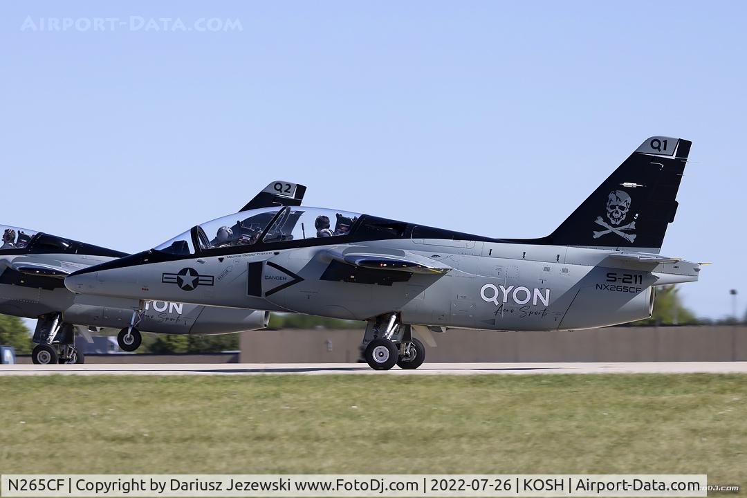 N265CF, 1987 Siai-Marchetti S-211 C/N 45/08-003, Siai-Marchetti S-211  C/N 45/08-003, NX265CF