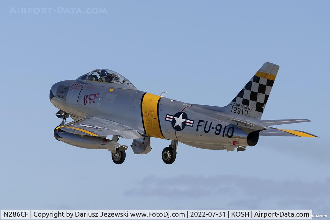 N286CF, 1952 North American F-86F Sabre C/N 191-812, North American F-86F Sabre 
