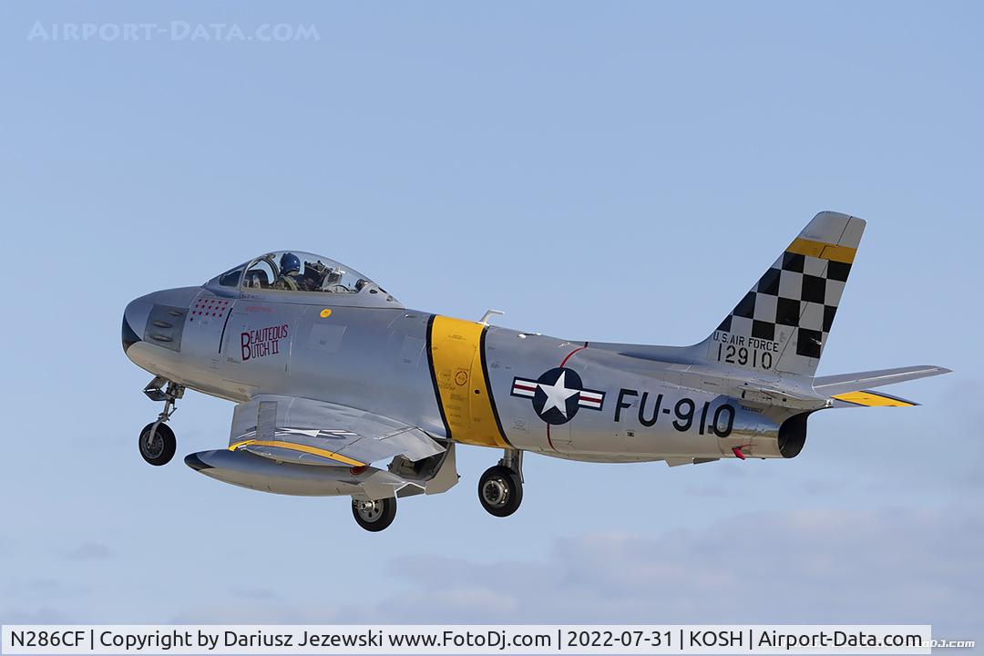 N286CF, 1952 North American F-86F Sabre C/N 191-812, North American F-86F Sabre 