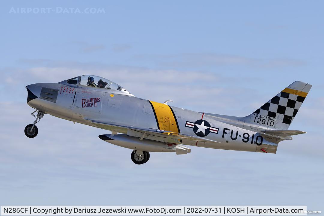 N286CF, 1952 North American F-86F Sabre C/N 191-812, North American F-86F Sabre 