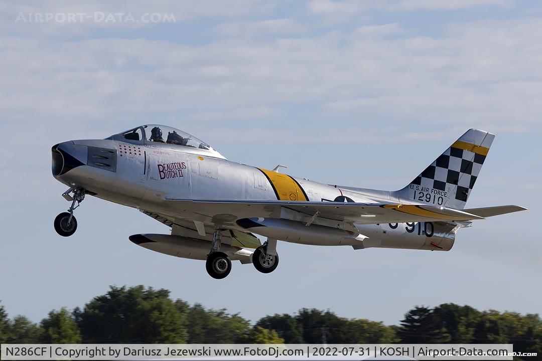 N286CF, 1952 North American F-86F Sabre C/N 191-812, North American F-86F Sabre 