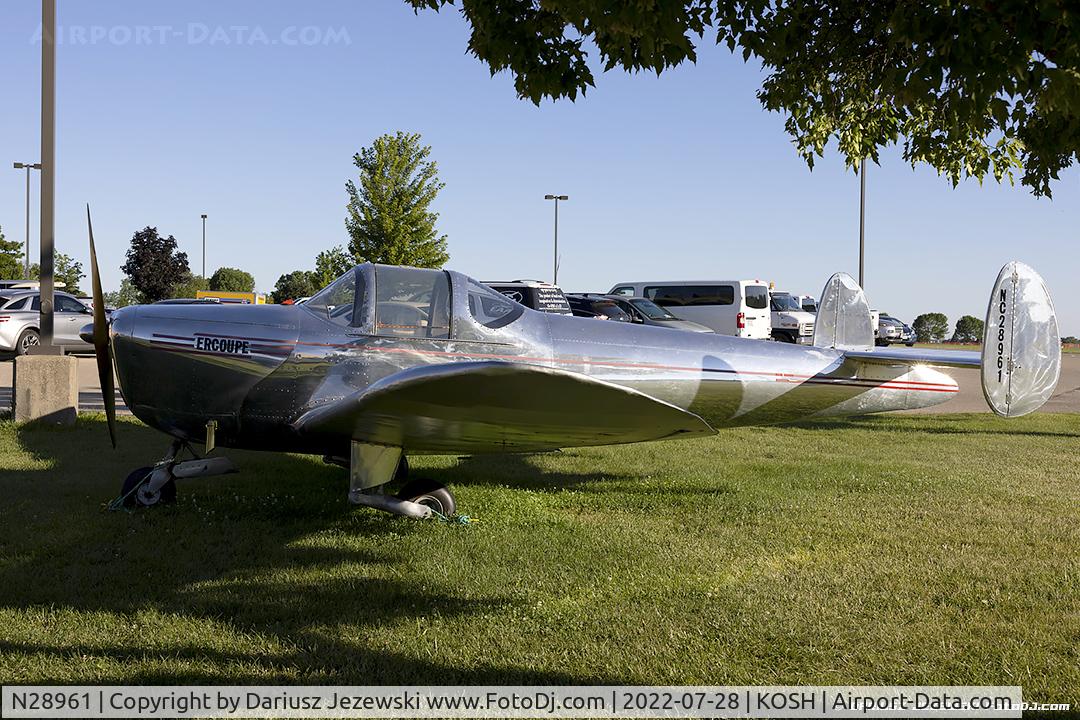 N28961, 1941 Erco 415C Ercoupe C/N 57, Ercoupe 415C  C/N 57, NC28961