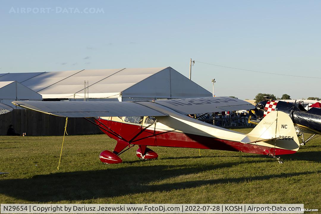 N29654, 1941 Taylorcraft BC12-65 C/N 2542, Taylorcraft BC12-65  C/N 2542, NC29654