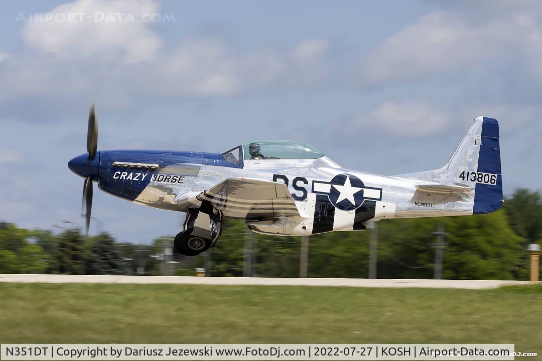 N351DT, 1944 North American P-51D Mustang C/N 122-41042, North American P-51D Mustang 
