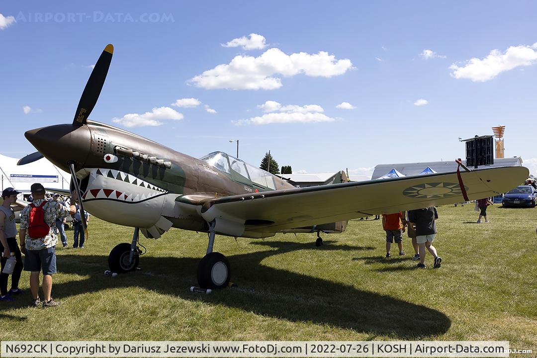 N692CK, 1945 Curtiss P-40N Warhawk C/N 692N, Curtiss Wright P-40N Warhawk  C/N 42-105-120, NX692CK