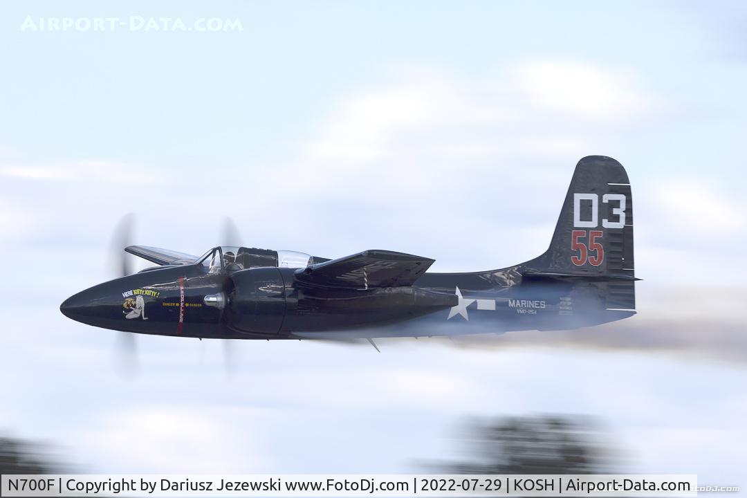 N700F, 1945 Grumman F7F-3 Tigercat C/N C.132, Grumman F7F-3 Tigercat  C/N 80390, NX700F