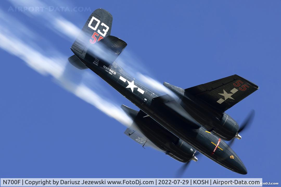 N700F, 1945 Grumman F7F-3 Tigercat C/N C.132, Grumman F7F-3 Tigercat  C/N 80390, NX700F