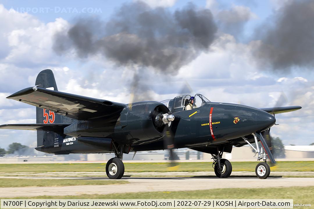 N700F, 1945 Grumman F7F-3 Tigercat C/N C.132, Grumman F7F-3 Tigercat  C/N 80390, NX700F