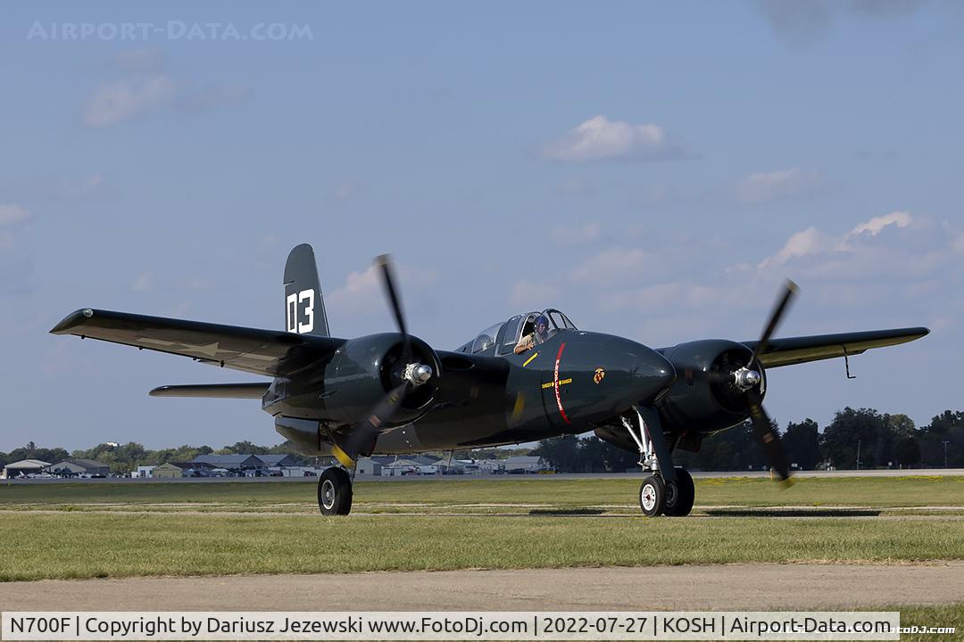 N700F, 1945 Grumman F7F-3 Tigercat C/N C.132, Grumman F7F-3 Tigercat  C/N 80390, NX700F
