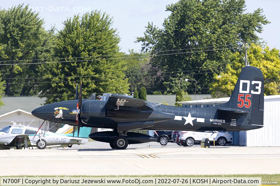 N700F, 1945 Grumman F7F-3 Tigercat C/N C.132, Grumman F7F-3 Tigercat  C/N 80390, NX700F