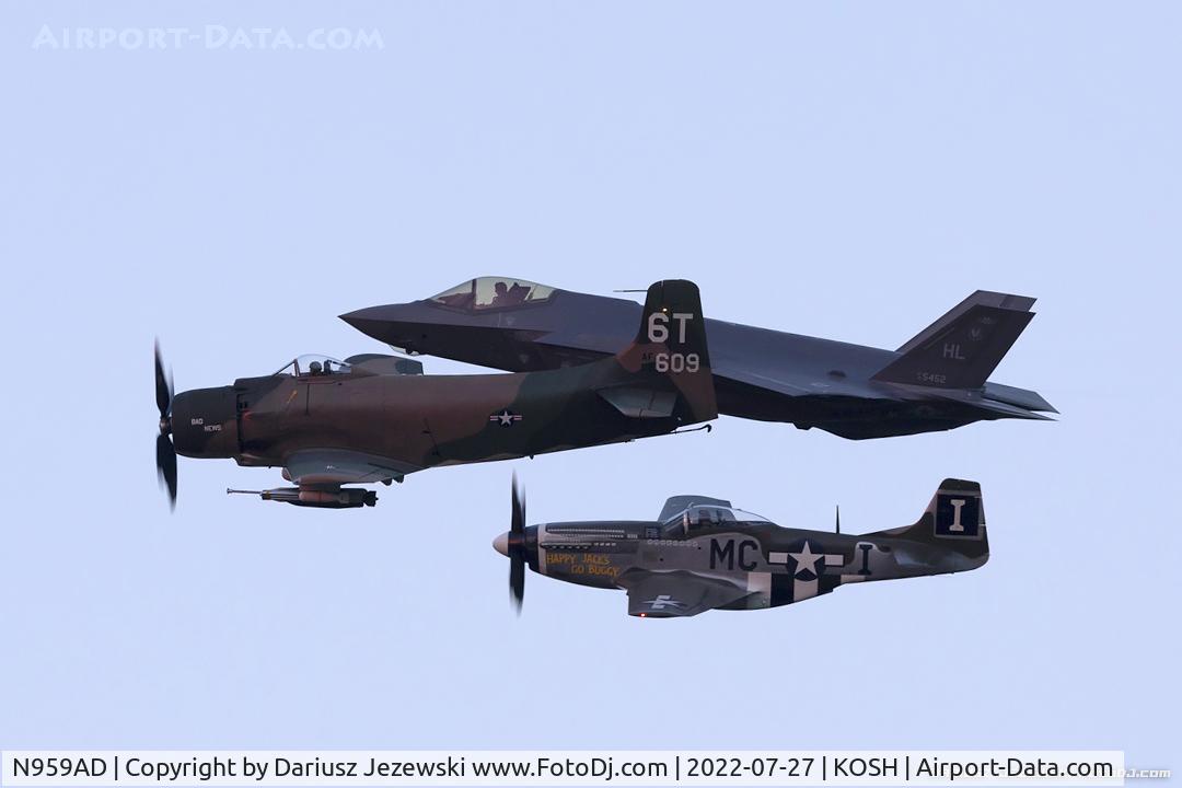 N959AD, Douglas A-1D Skyraider (AD-4NA) C/N 7759, Douglas AD-4NA Skyraider 