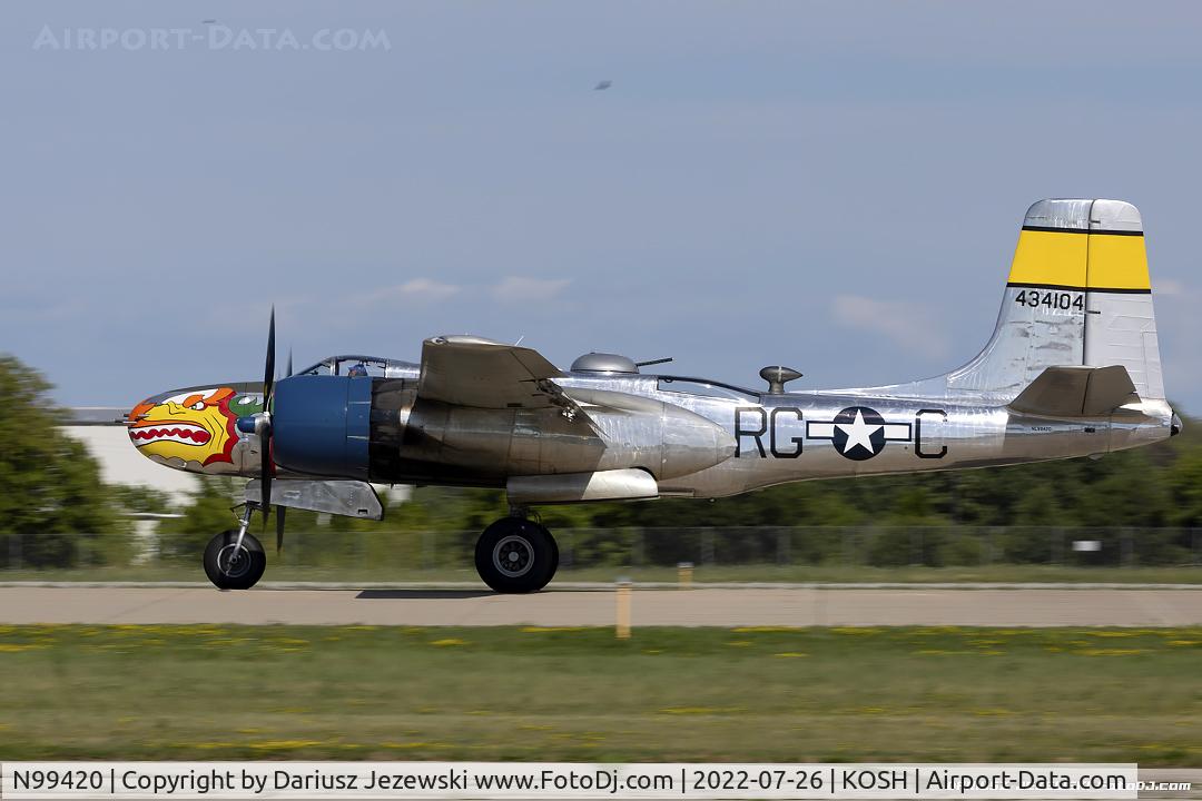 N99420, 1944 Douglas B-26B Invader C/N 27383, Douglas B-26B Invader 