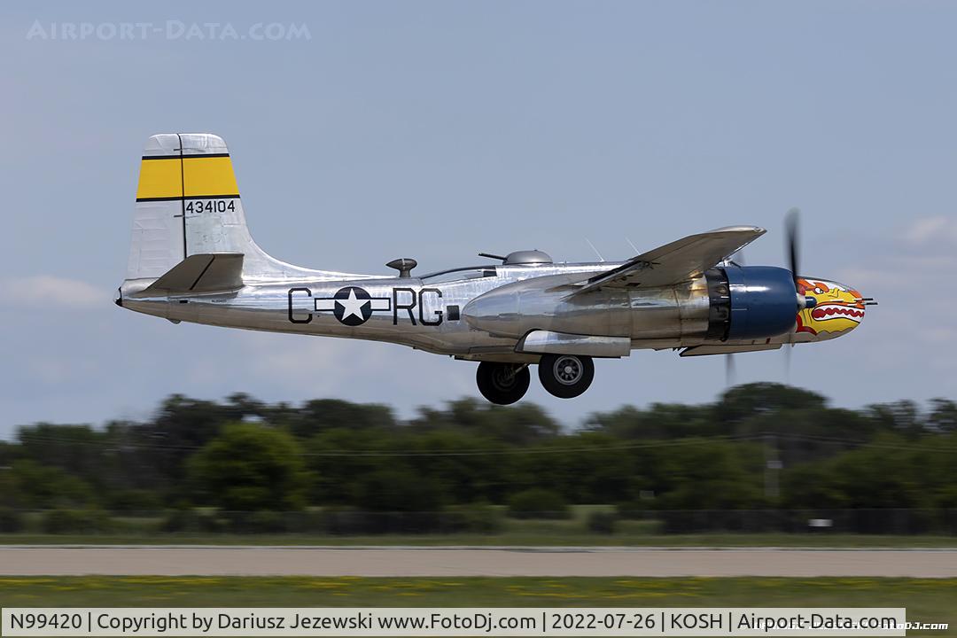 N99420, 1944 Douglas B-26B Invader C/N 27383, Douglas B-26B Invader 