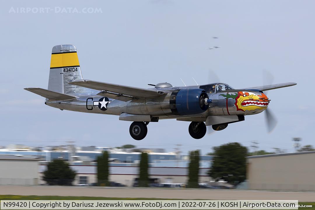 N99420, 1944 Douglas B-26B Invader C/N 27383, Douglas B-26B Invader 