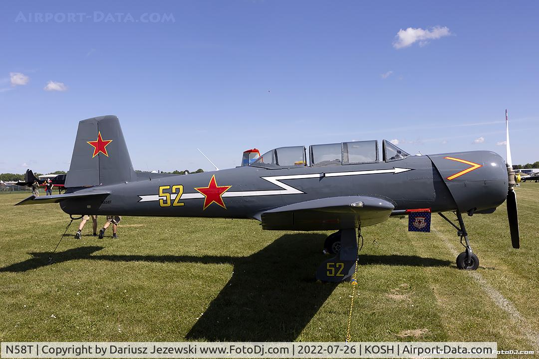 N58T, 1972 Nanchang CJ-6 C/N 2851208, Nanchang CJ-6  C/N 2851208, NX58T
