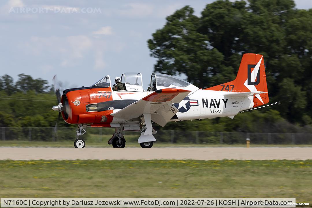 N7160C, 1992 North American T-28C Trojan Trojan C/N 252-25, North American T-28C Trojan  C/N 252-25, NX7160C
