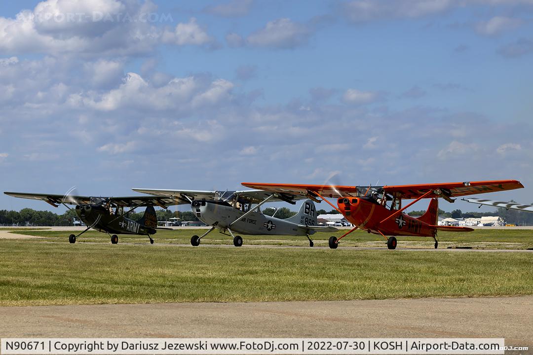 N90671, 1951 Cessna O-1A Bird Dog C/N 22285, Cessna 305A L-19A Bird Dog C/N 22285, N90671